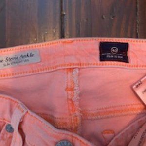 Ag Adriano Goldschmied Orange Jeans